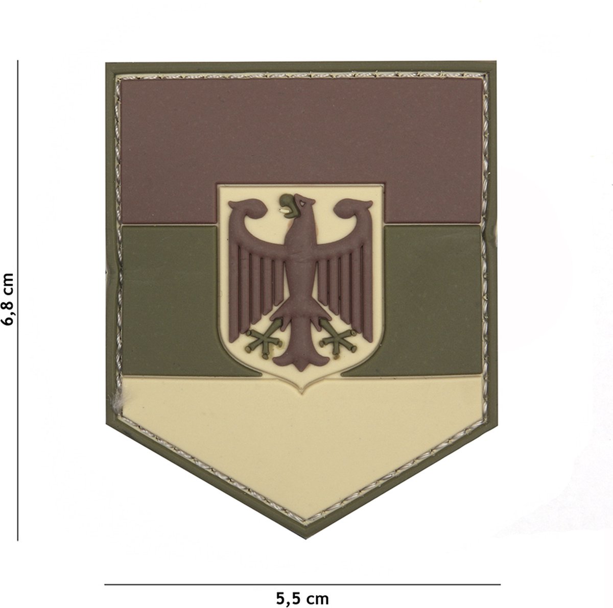 101 Inc Embleem 3D Pvc Duits Schild Multi  20038