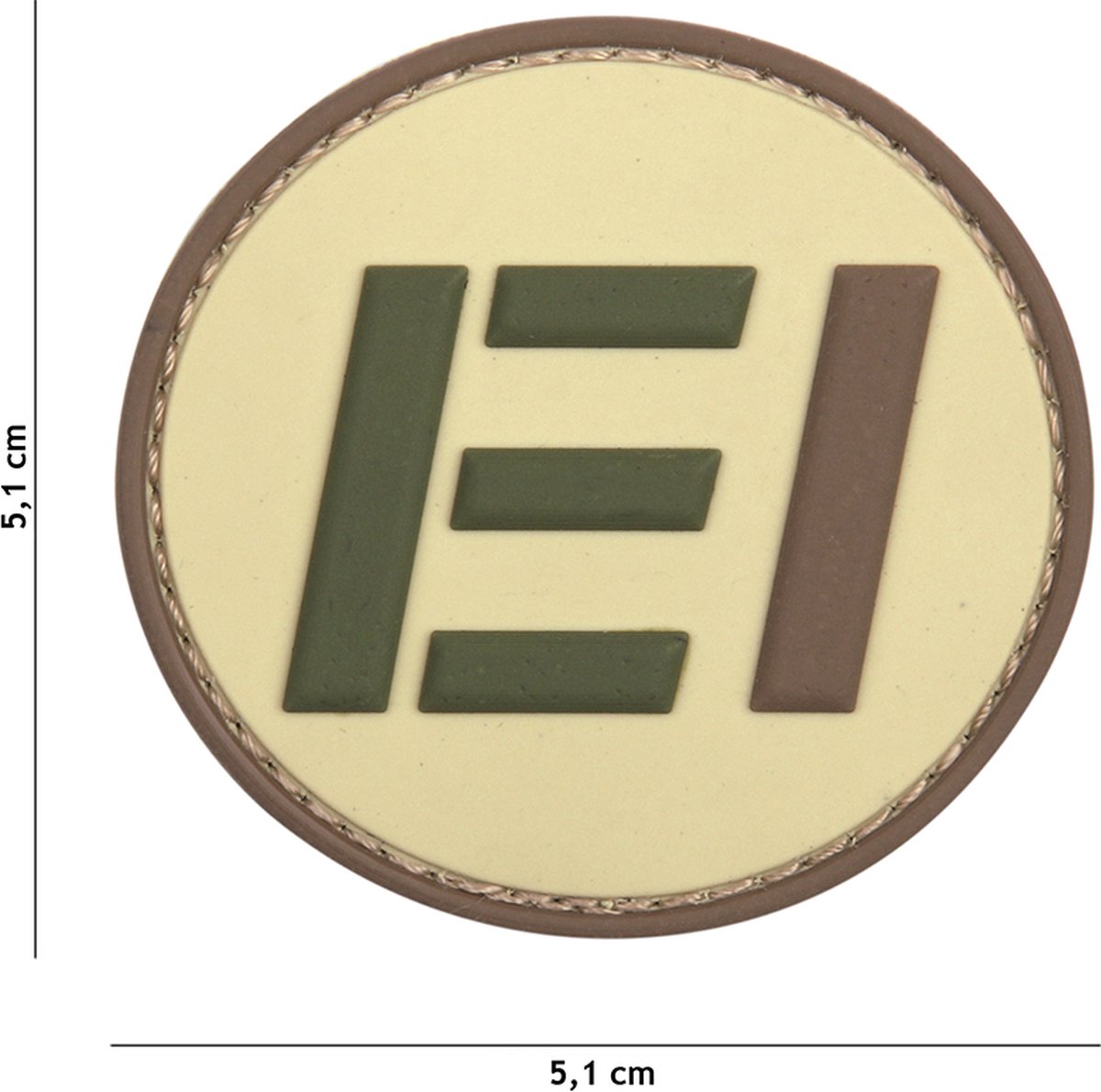 101 Inc Embleem 3D Pvc Esercito Ei Coyote  12073