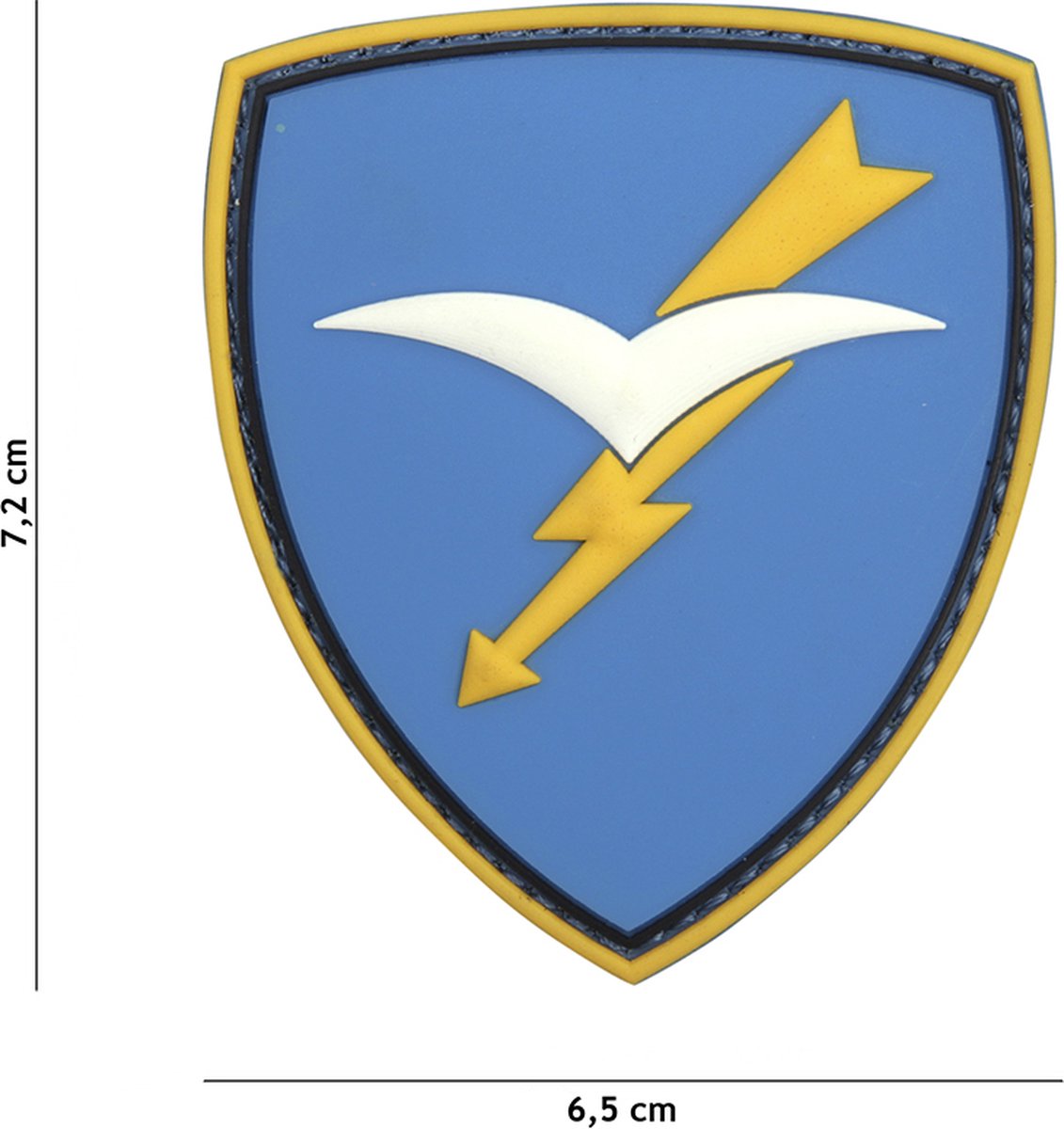 101 Inc Embleem 3D Pvc Paratroopers Brigade Folgore Blauw  20064
