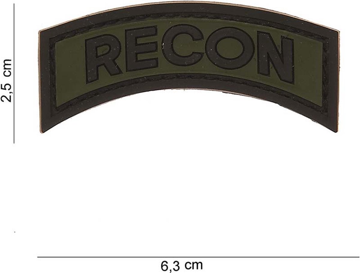 101 Inc Embleem 3D Pvc Recon  11163