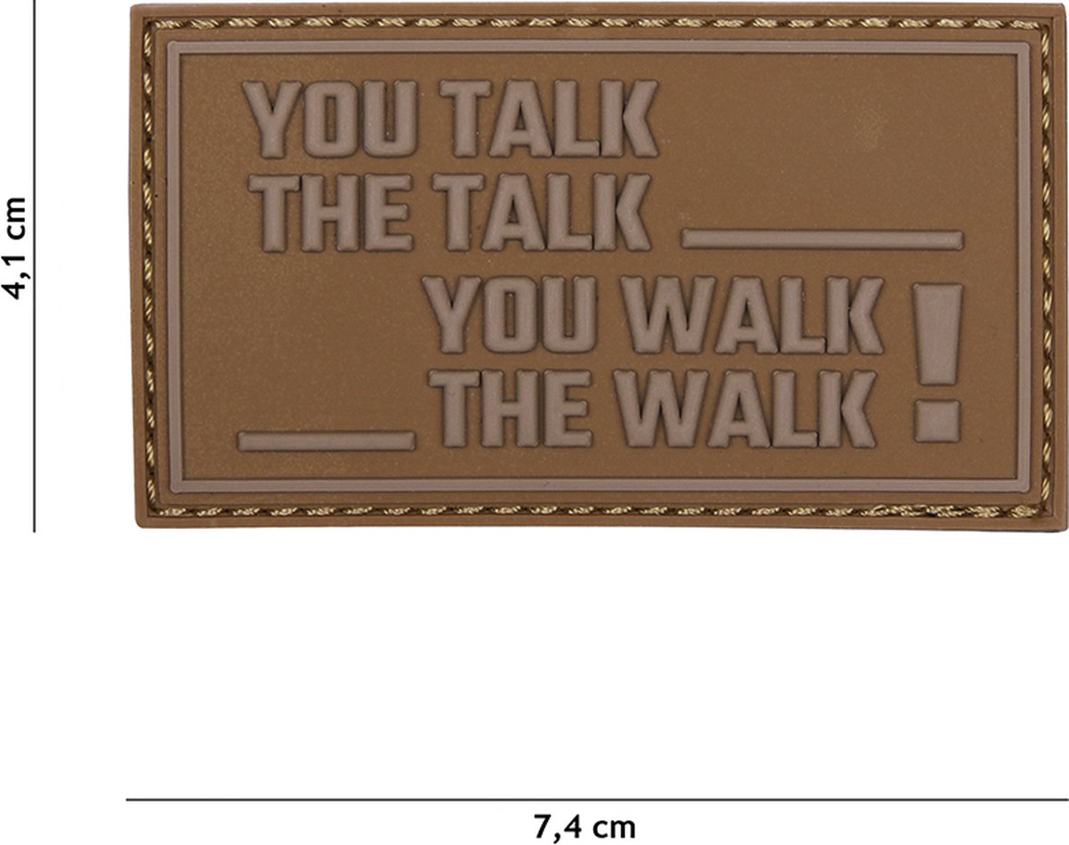 101 Inc Embleem 3D Pvc You Talk, The Talk Coyote  19025