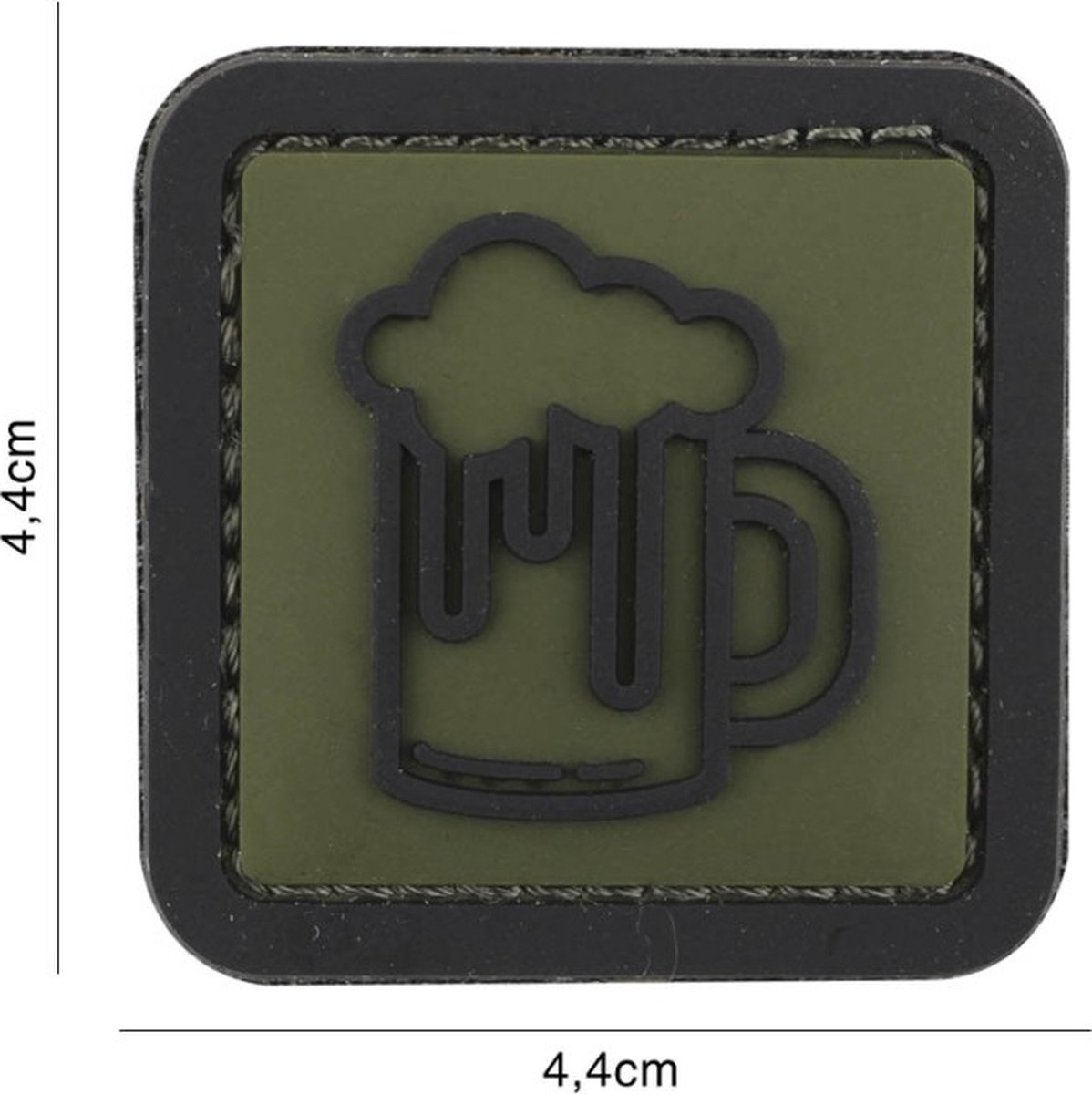 Embleem 3D PVC Bier Groen