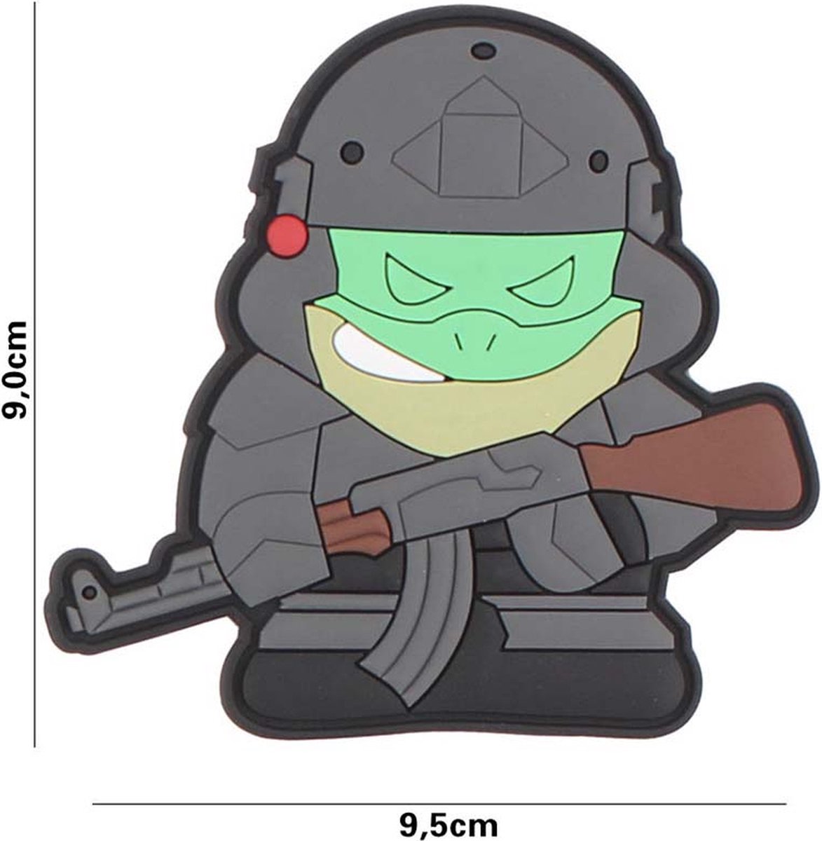 Embleem 3D PVC Tactical kikker