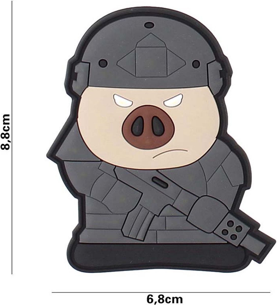 Embleem 3D PVC Tactical varken