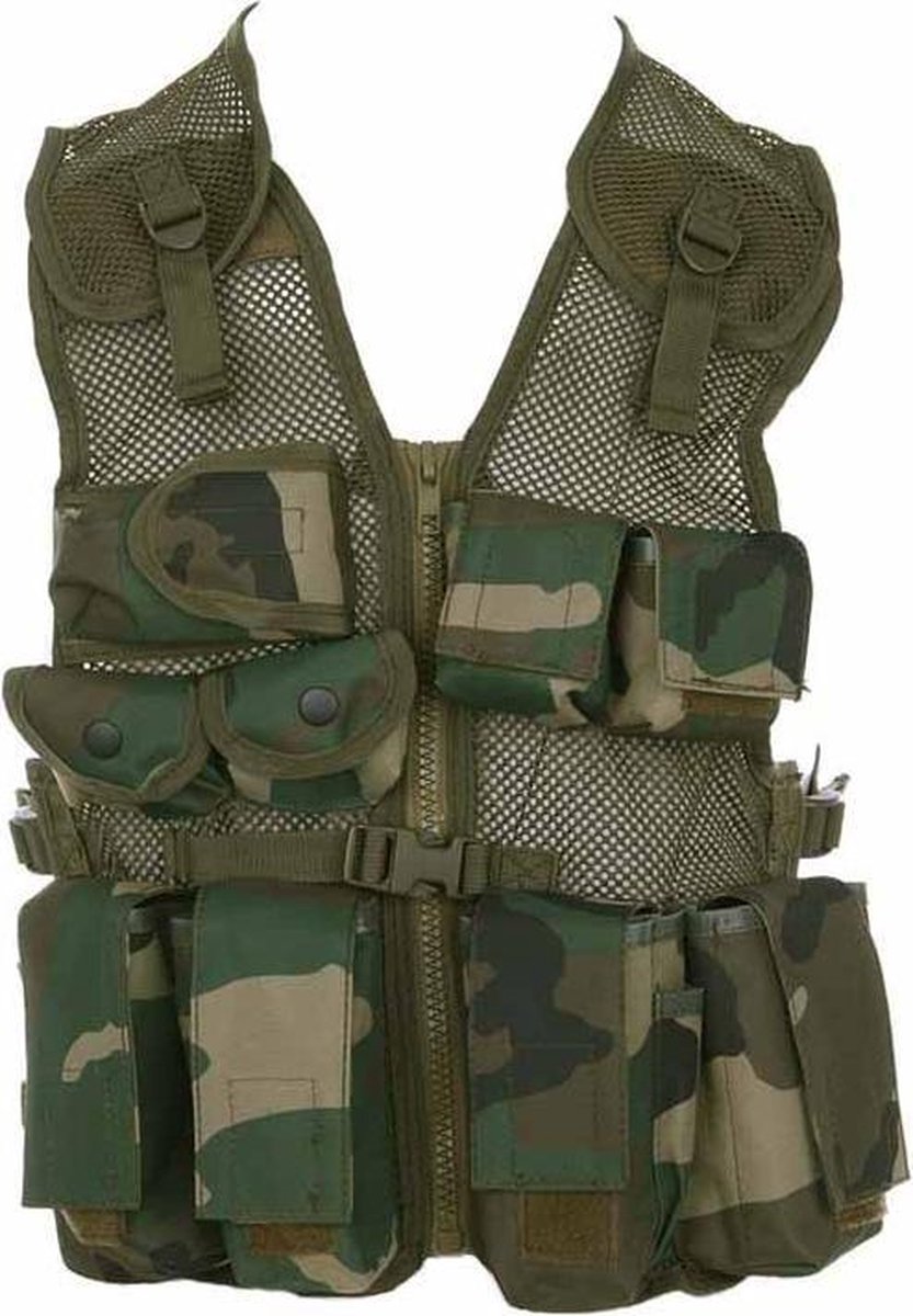Kinder tactical vest camouflage-