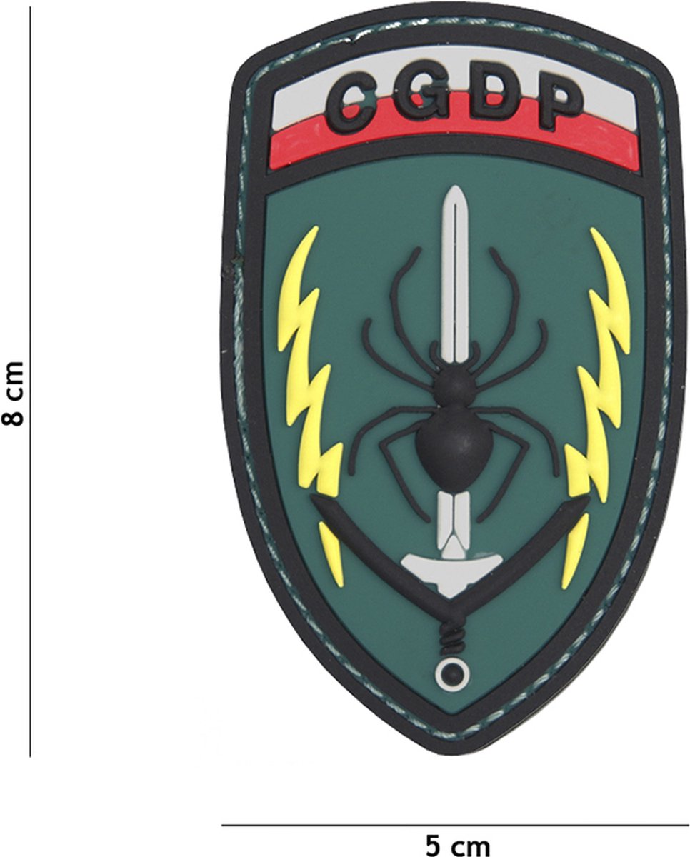 Embleem 3D PVC CQDP