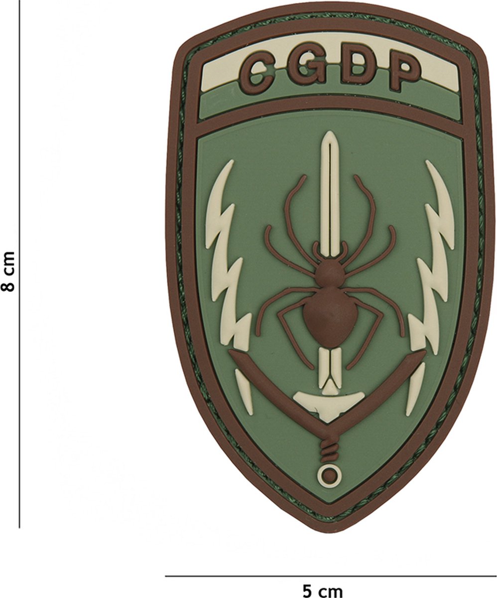 Embleem 3D PVC CQDP multi