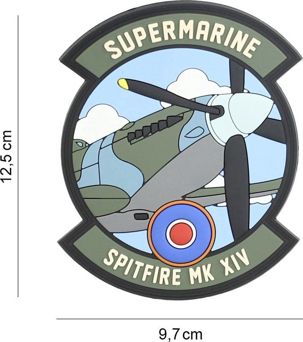 Embleem 3D PVC Spitfire