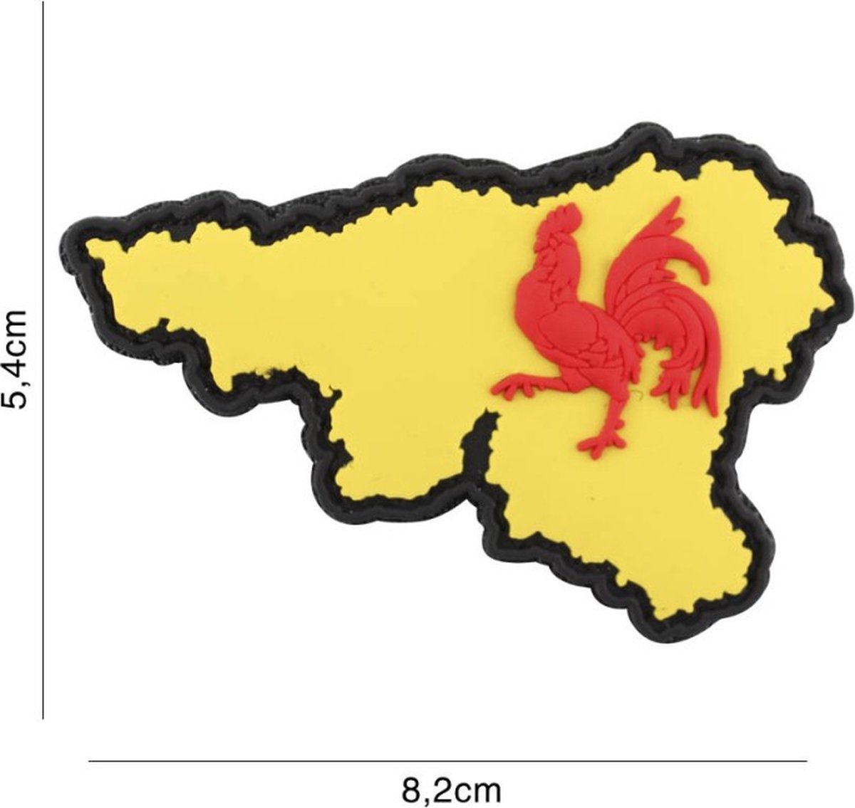 Embleem 3D PVC Wallonië