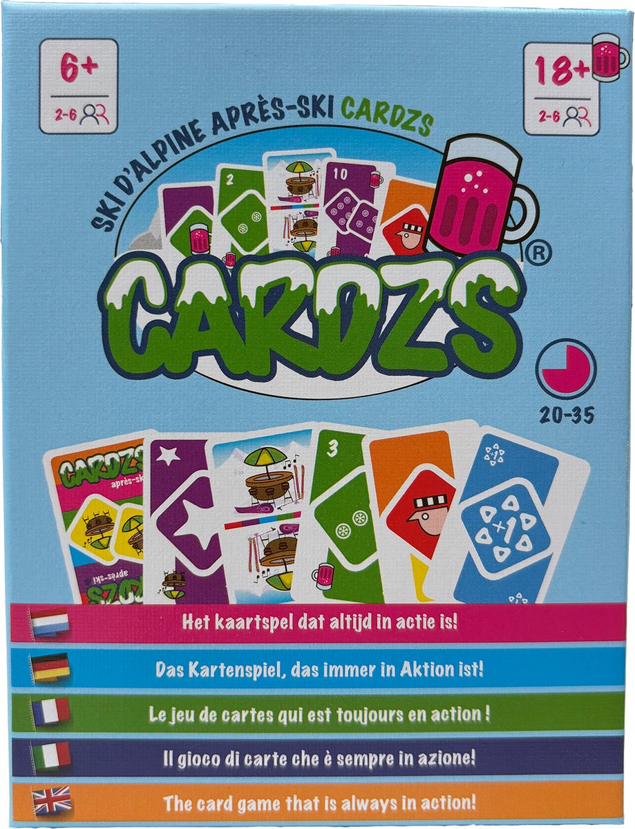 Cardzs -Ski dAlpine après-ski kaartspel