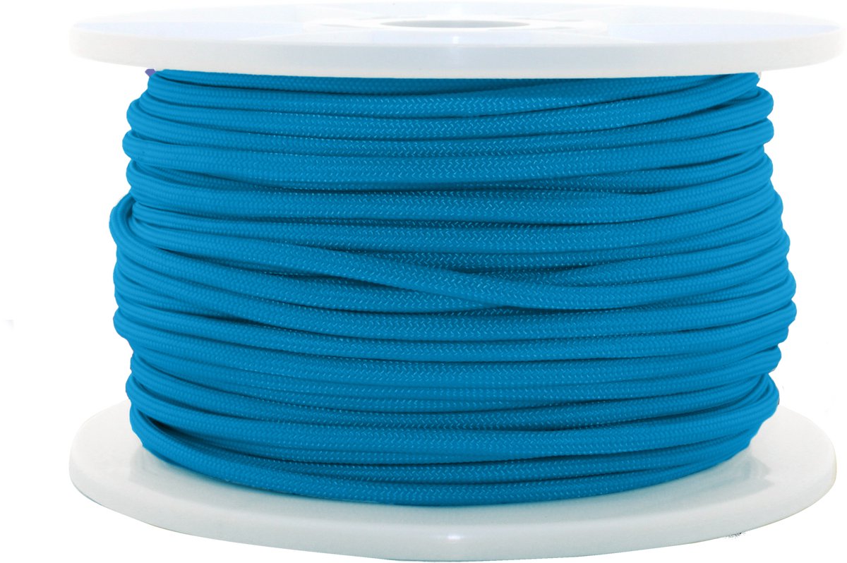Paracord 550 type III Fresh Blauw 50 Meter