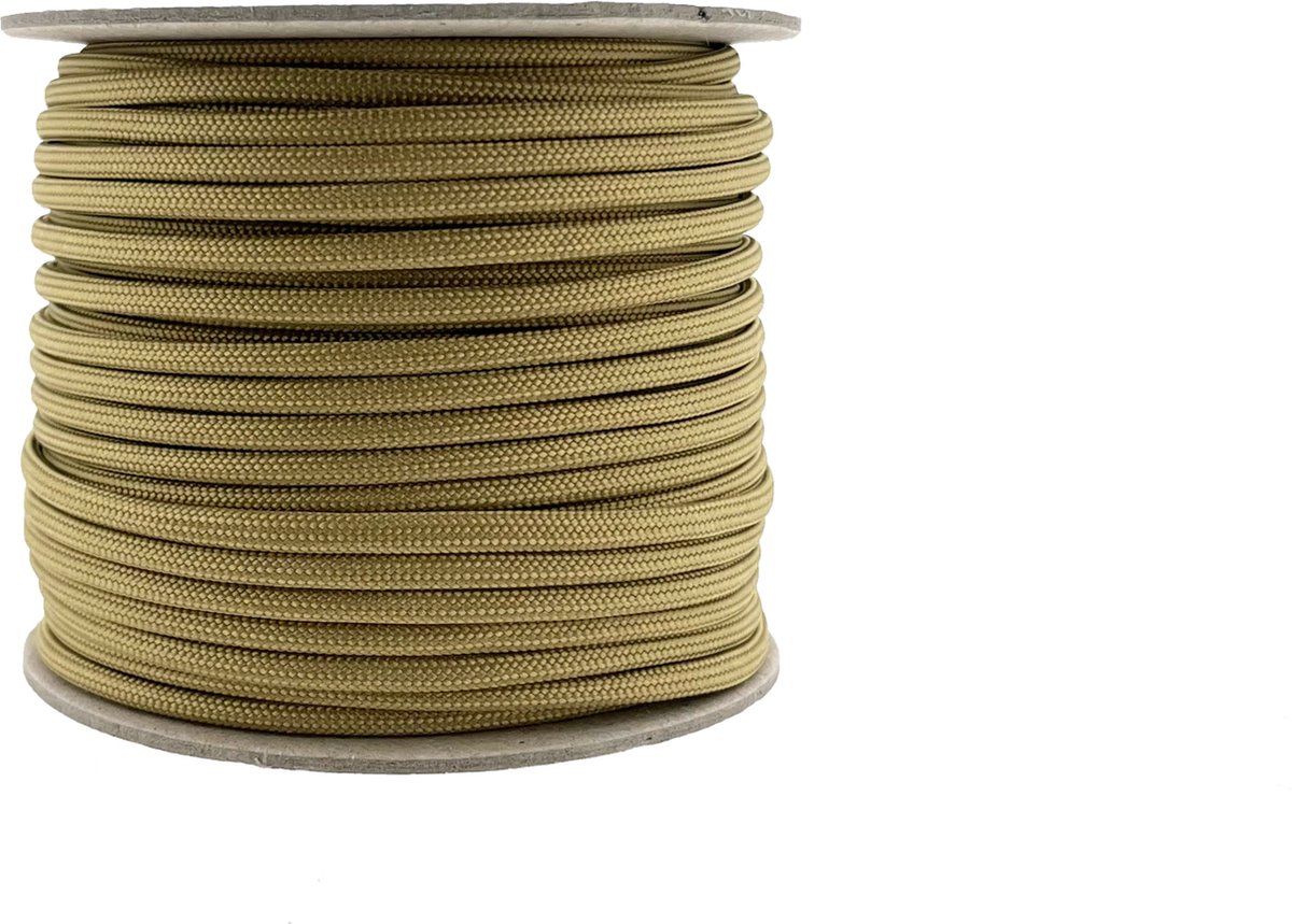 Paracord 550 type III Goud-30 mtr