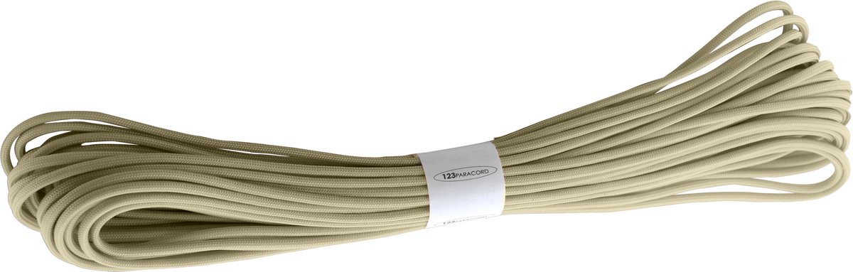 Paracord 550 type III Pastel Creme 15 Meter