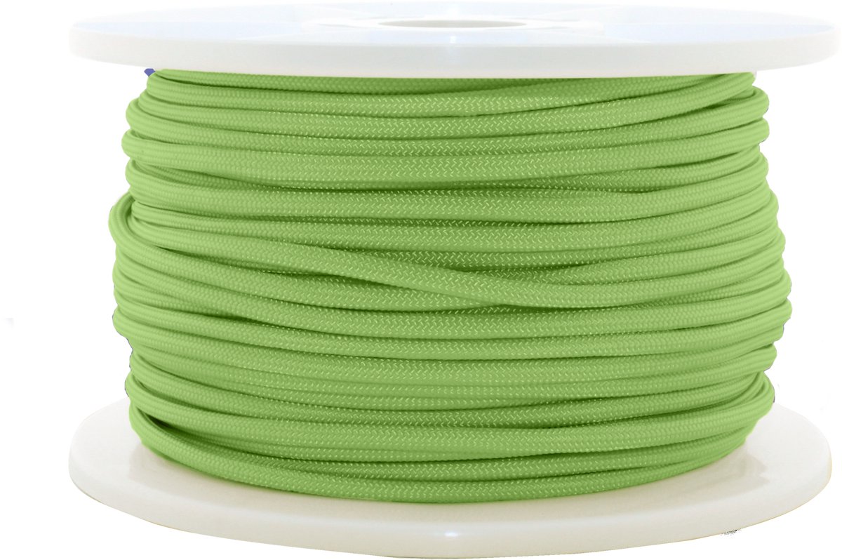 Paracord 550 type III Pastel Groen 50 Meter