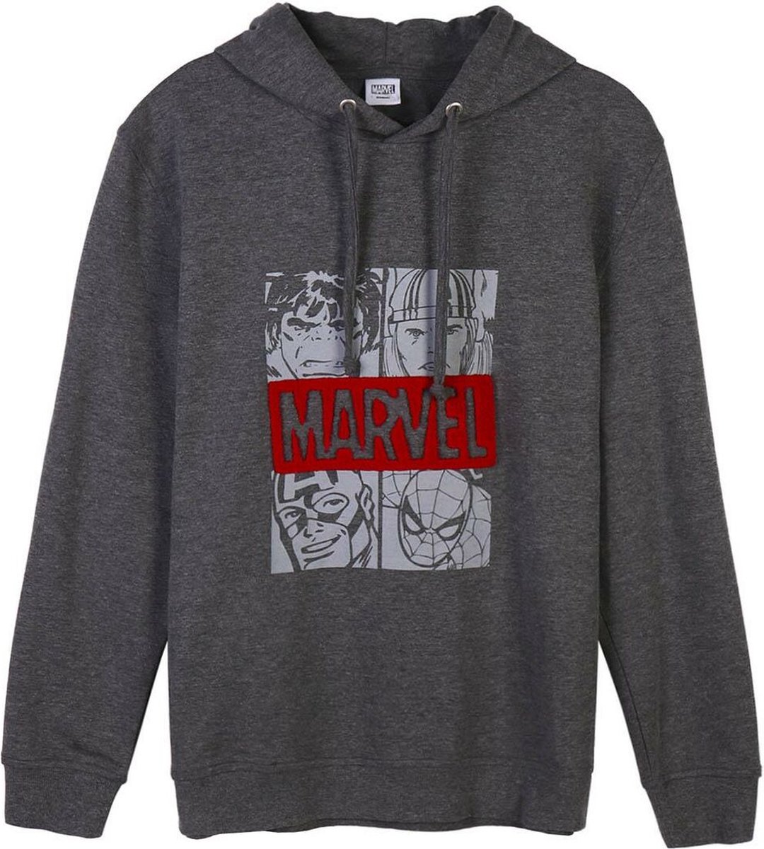 Herenhoodie Marvel Grijs
