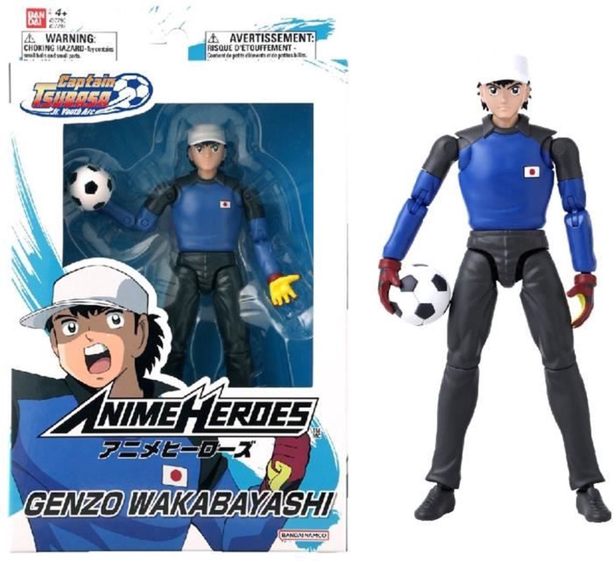 Bandai - Anime Heroes - Kapitein Tsubasa - Anime Heroes Figuur 17 cm - Genzo Wakabayashi - 37792