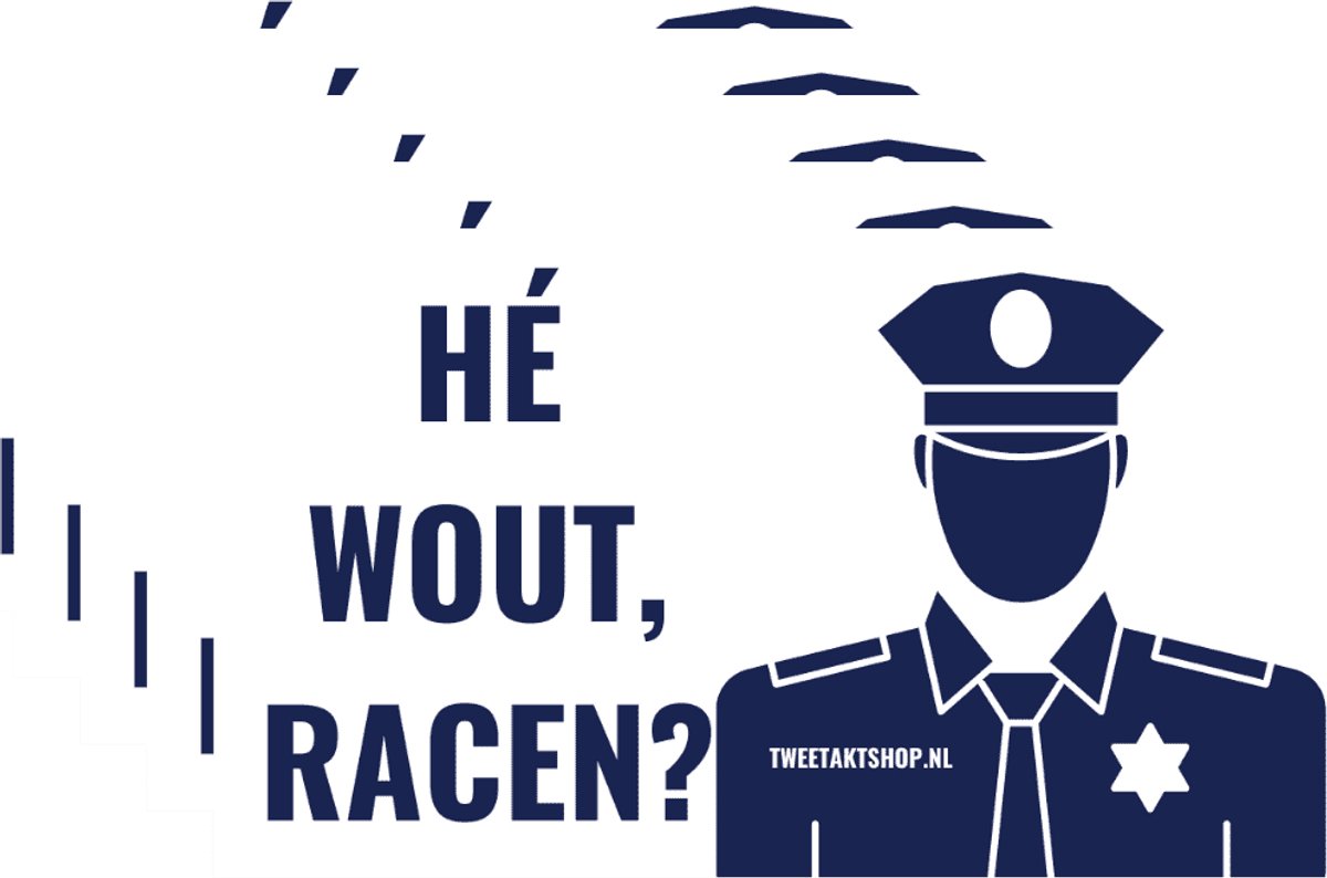 10X HE WOUT, RACEN? STICKER