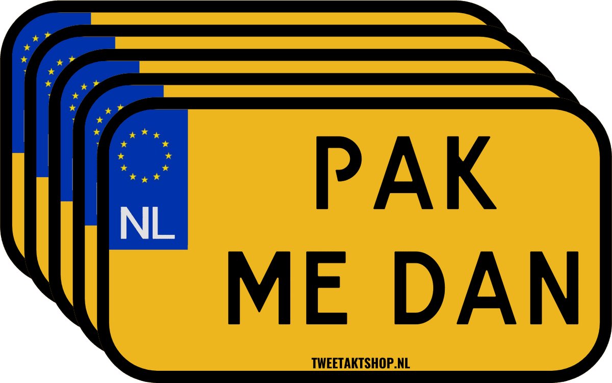 15X PAK ME DAN KENTEKEN STICKER