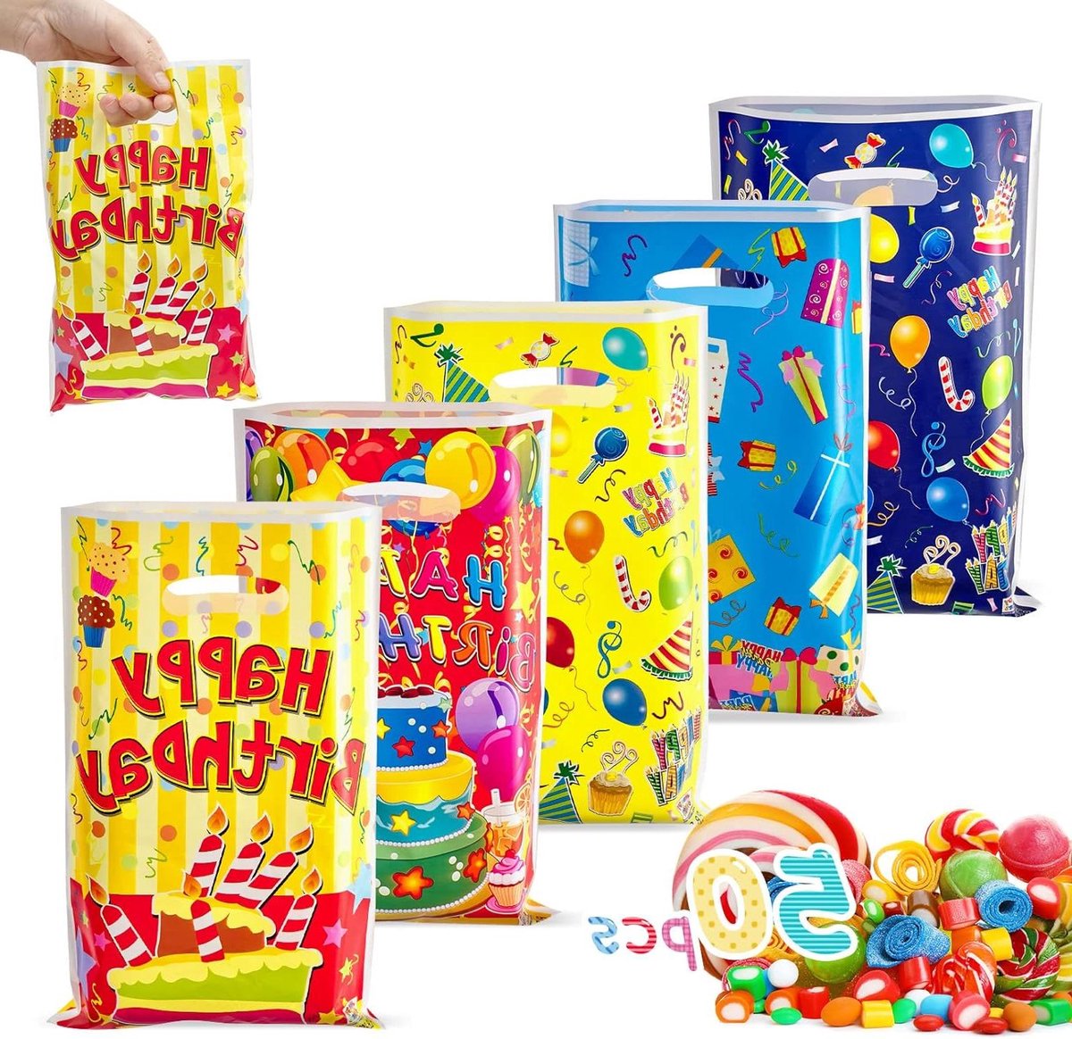 Verjaardagscadeau tas voor 40 verjaardagsfeestje snoeptassen Spaanse 