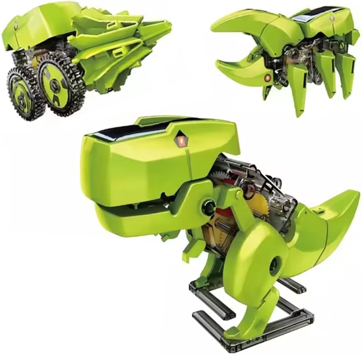  ® - Robot Bouwpakket - 3 in 1 Solar Dinosaur - Robot Speelgoed Jongens - Speelgoed 9 jaar - STEM - Educatief speelgoed - Robot Speelgoed - 190 stuks DIY