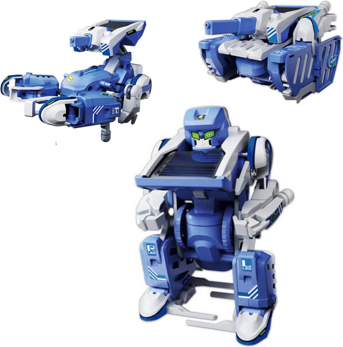  ® - Robot Bouwpakket - 3 in 1 Solar Robot - Robot Speelgoed Jongens - Speelgoed 9 jaar - STEM - Educatief speelgoed - Robot Speelgoed - 190 stuks DIY