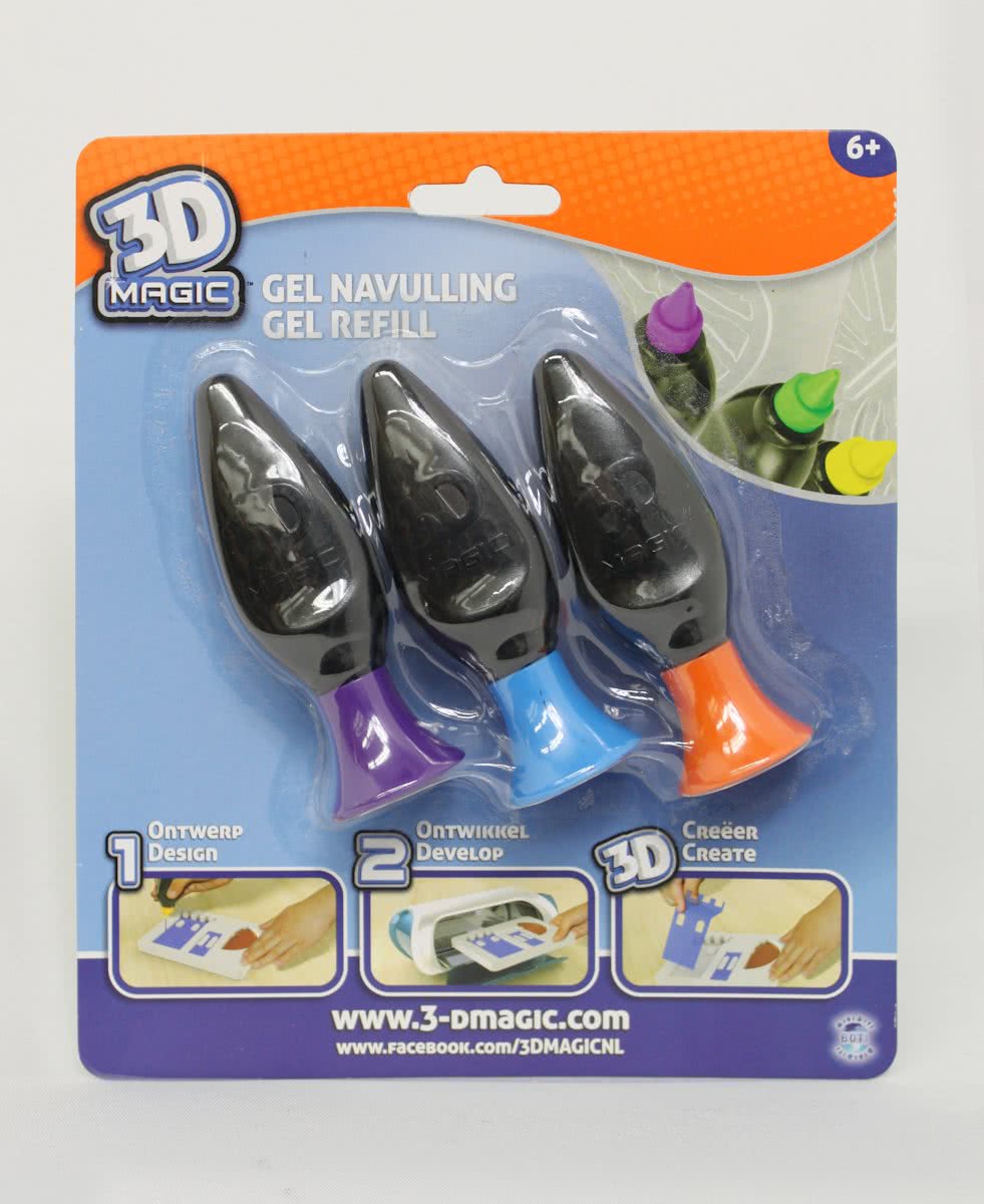 3D Magic Refill - 3 Stuks
