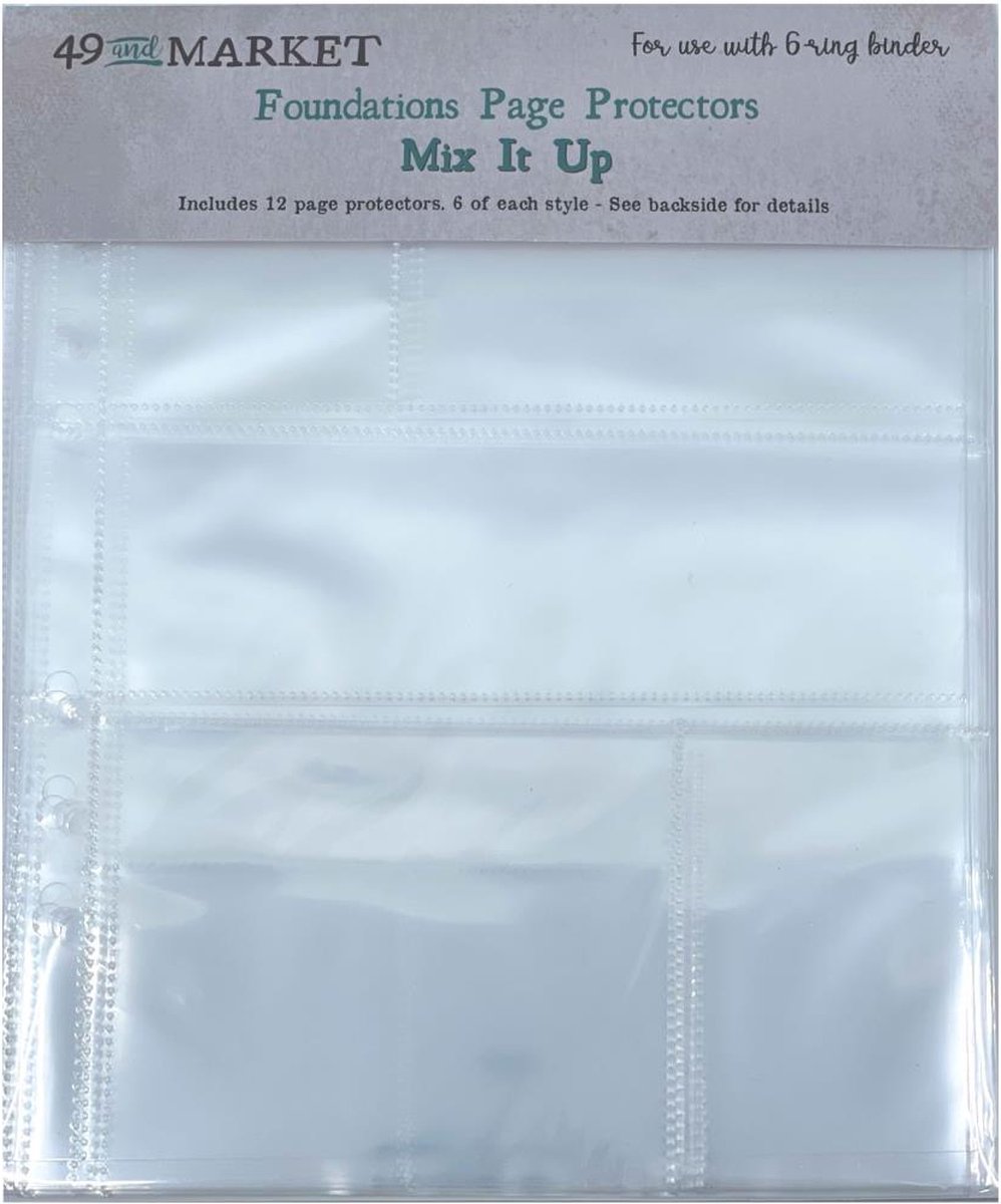 49 And Market Mix It Up Foundations Page Protectors 6