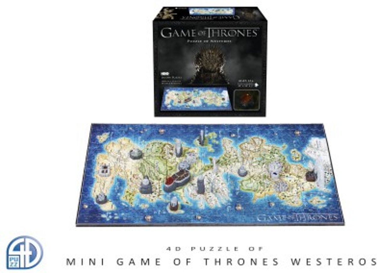 4D Mini Puzzle Game of Thrones - Westeros