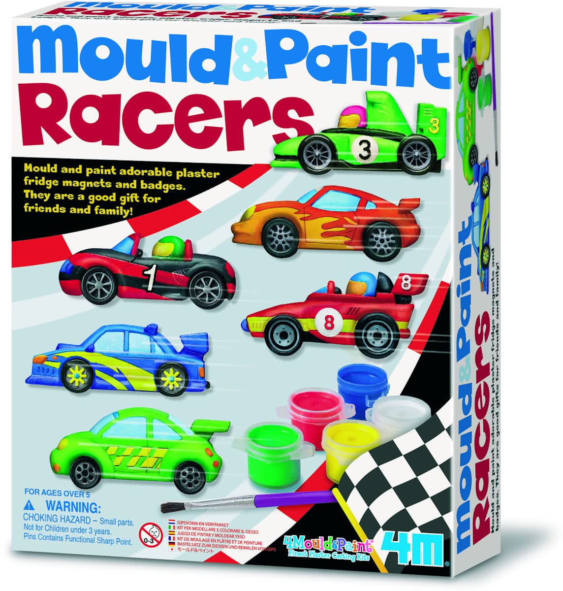 4M Crea Gips Gieten en Verven - Racers