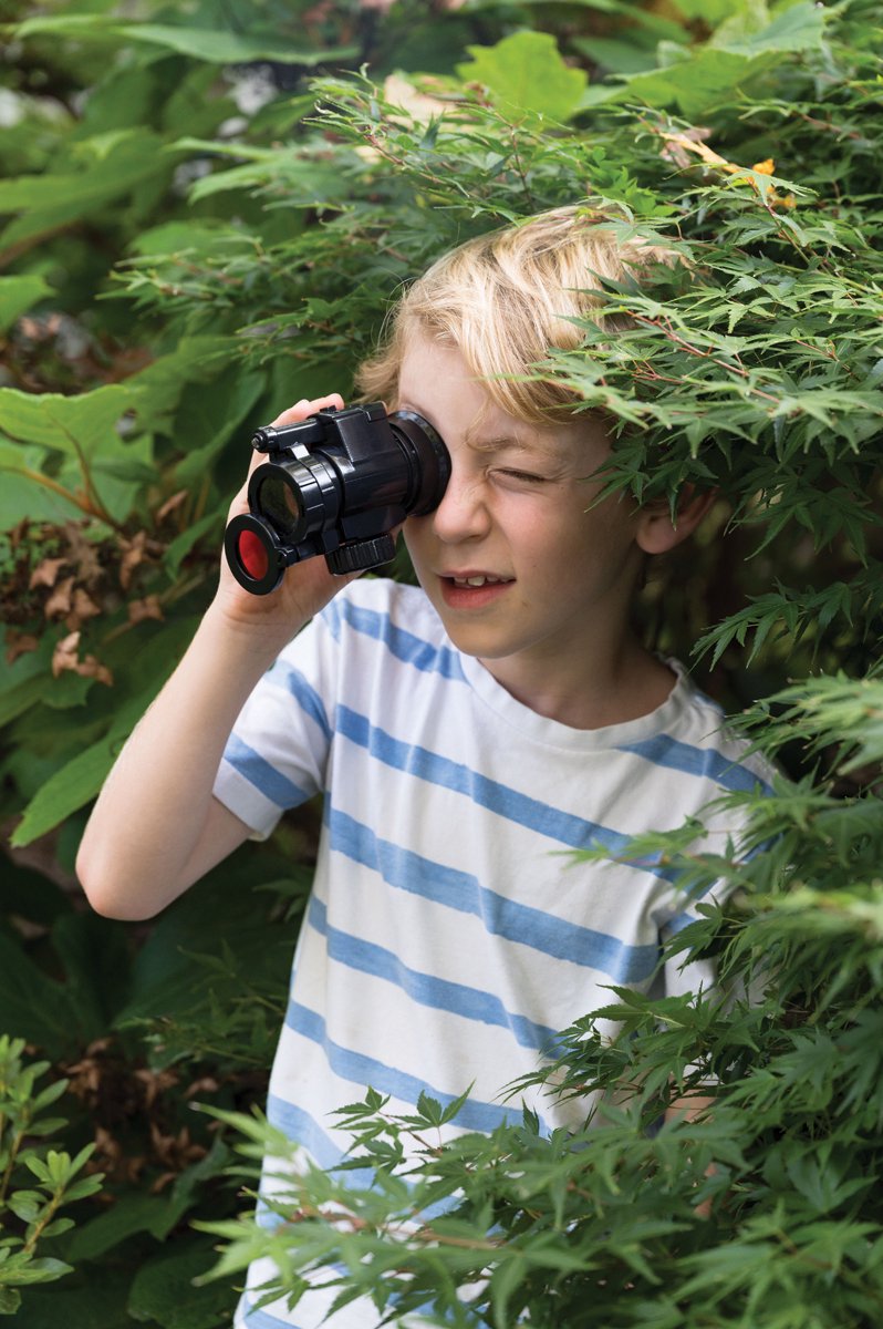 4M KidzLabs: SPY SCIENCE / MONOCULAIRE NACHTKIJKER, werkt op 3x1,5V AG13/LR44 batterijen (incl.), doos, 5+