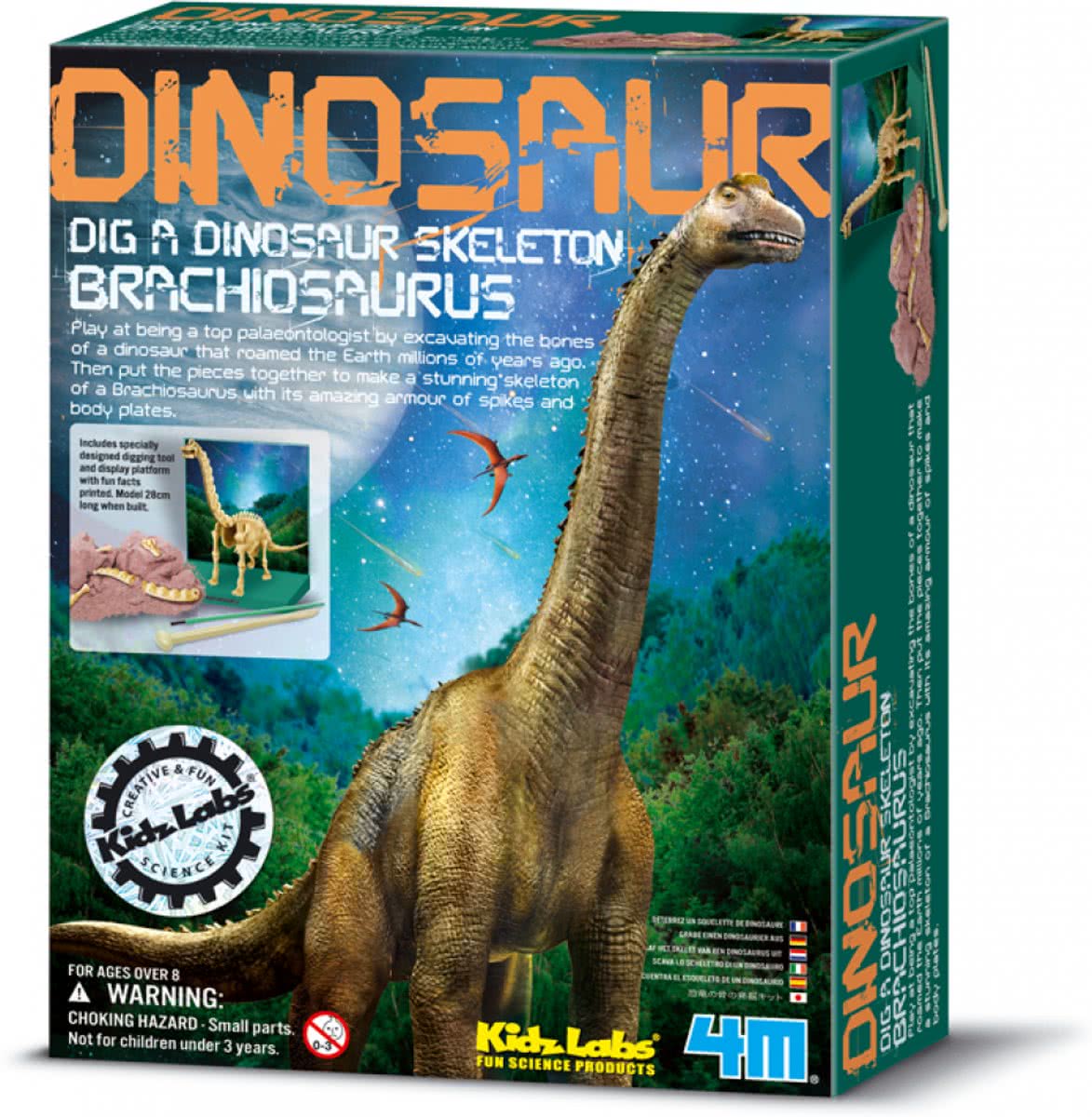   Kidzlabs Graaf je Dinosaurus op - Brachiosaurus