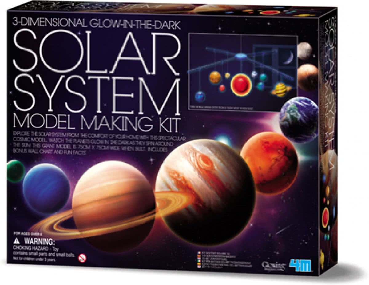 4M Make & Play Zonnestelselmobiel Reuzegroot