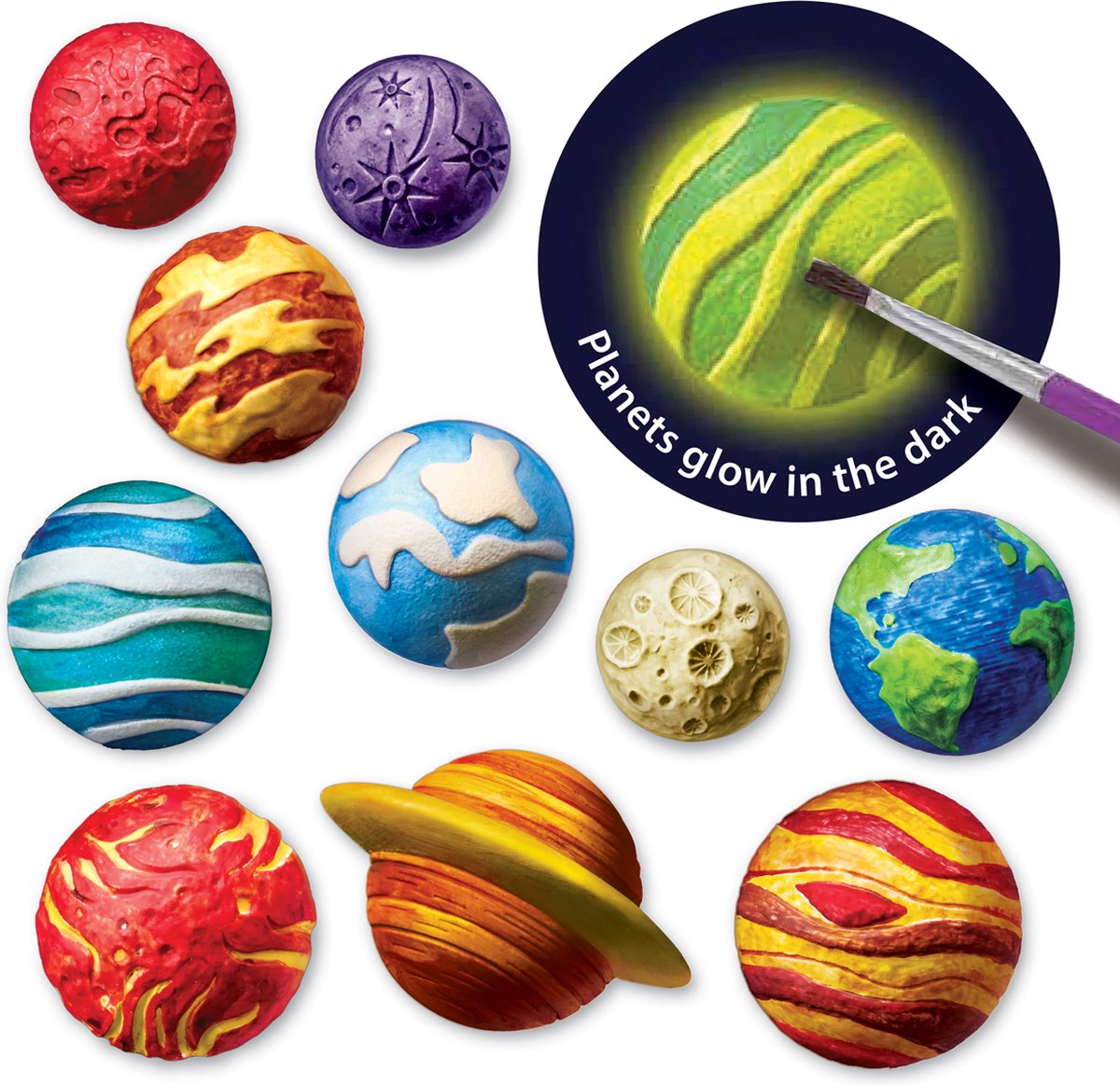 4M Solar System knutselset - educatief speelgoed schilderen.