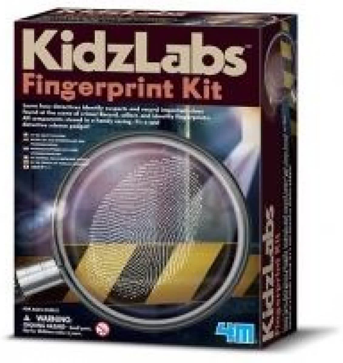 4m Kidzlabs spy science: vingerafdrukken franstalige versie