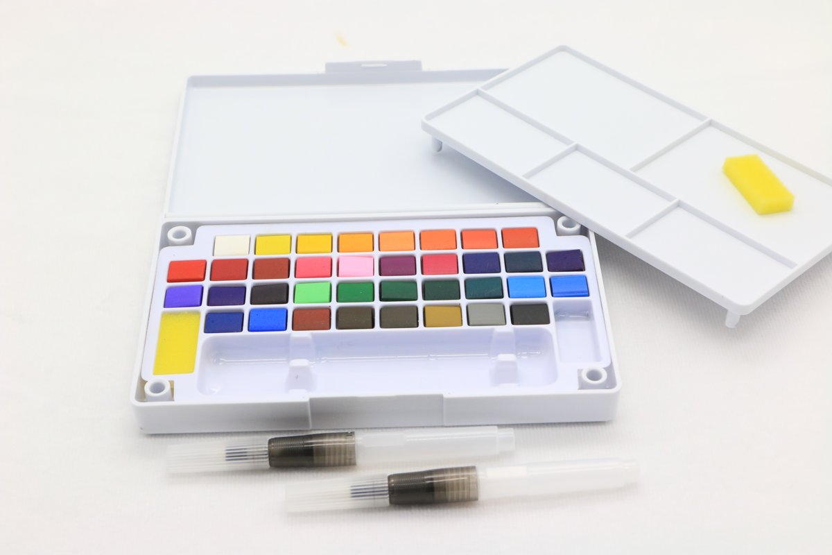 4artz 42-delige Aquarelverf / waterverf set incl. waterbrush penselen