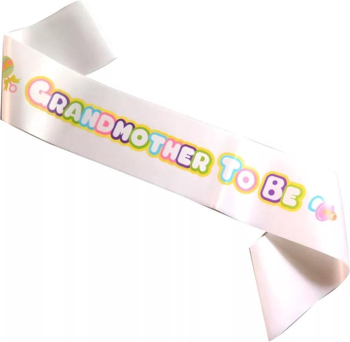 Babyshower sjerp roze Grandmother to Be wit met pastelkleuren - babyshower - genderreveal - geboorte - kraamfeest - sjerp