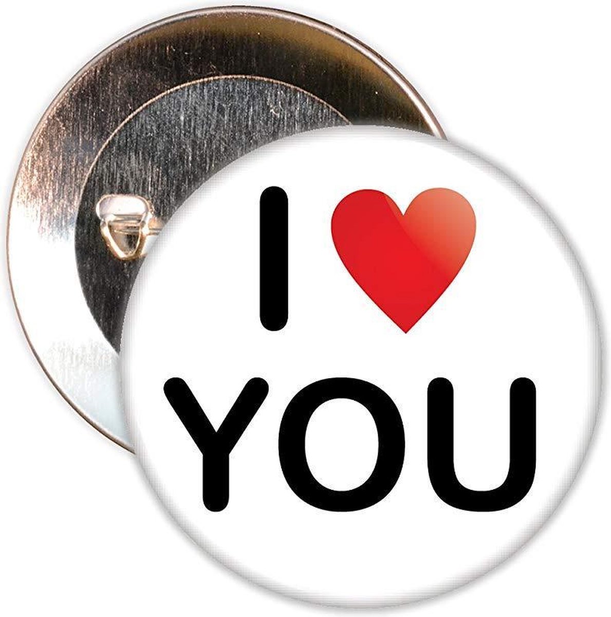 Button I Love You - button - badge - aanzoek - Valentijn - love - liefde
