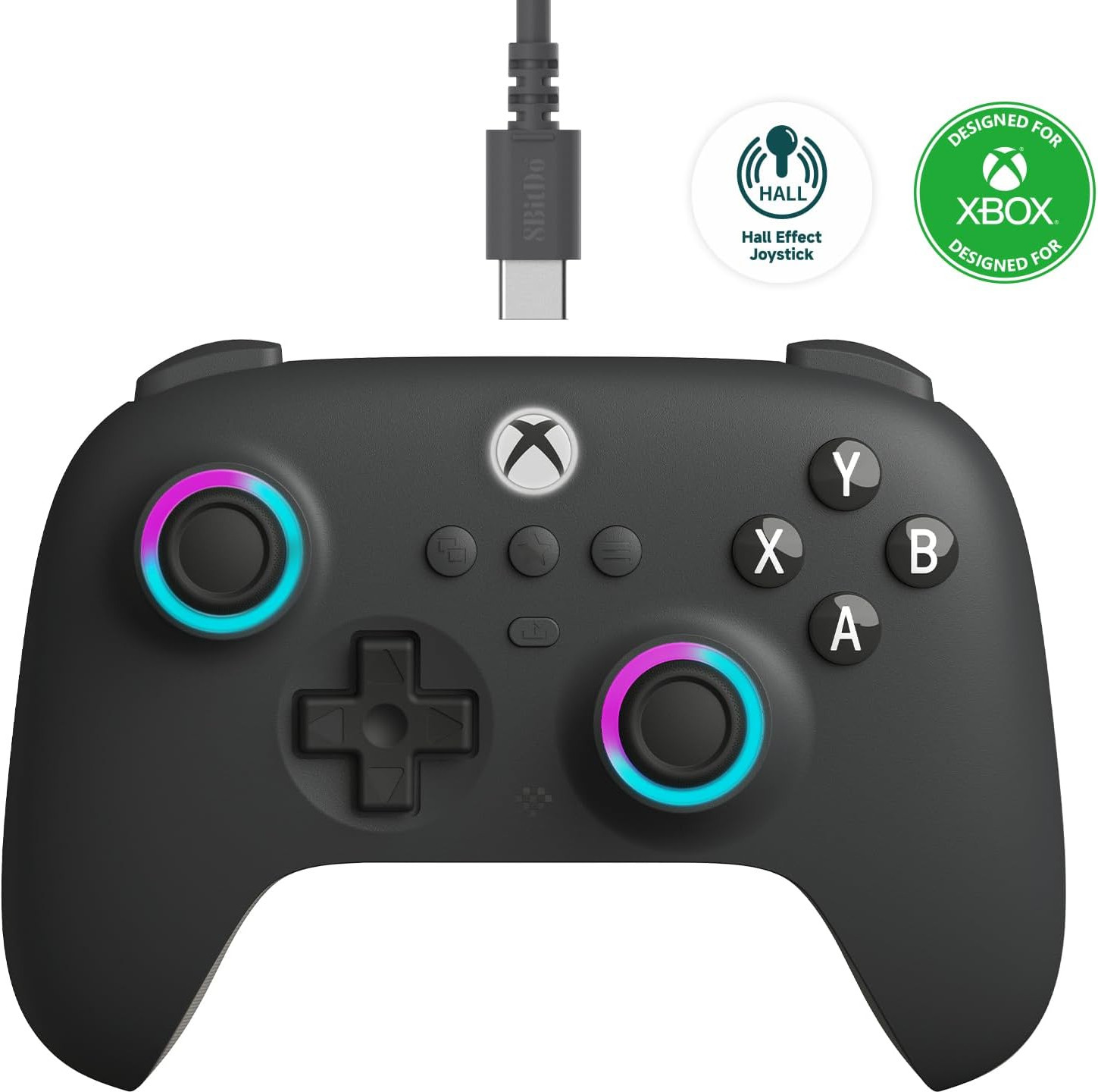 8BitDo Ultimate C Wired Xbox Gamepad - Dark Gray