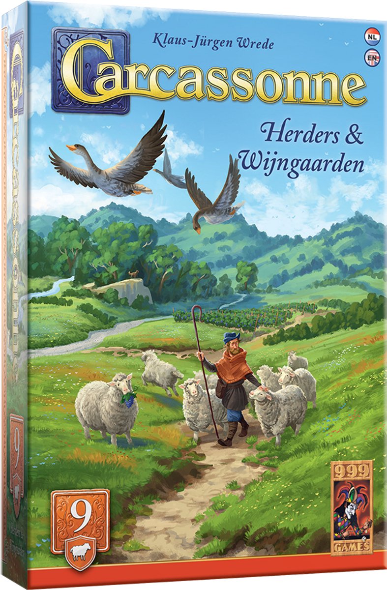   - Carcassonne: Herders & Wijngaarden - Uitbreiding 9 - Nieuwe Versie