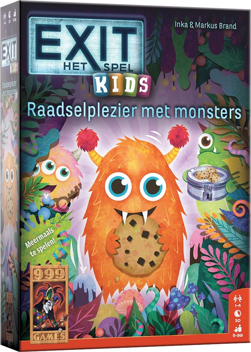   - EXIT - KIDS: Raadselplezier met monsters - Escape Room Spel - Kinderversie uit de EXIT-serie - Vanaf 5 jaar - Kinderspel - Meermaals te spelen - Educatief spel - Klein cadeautje