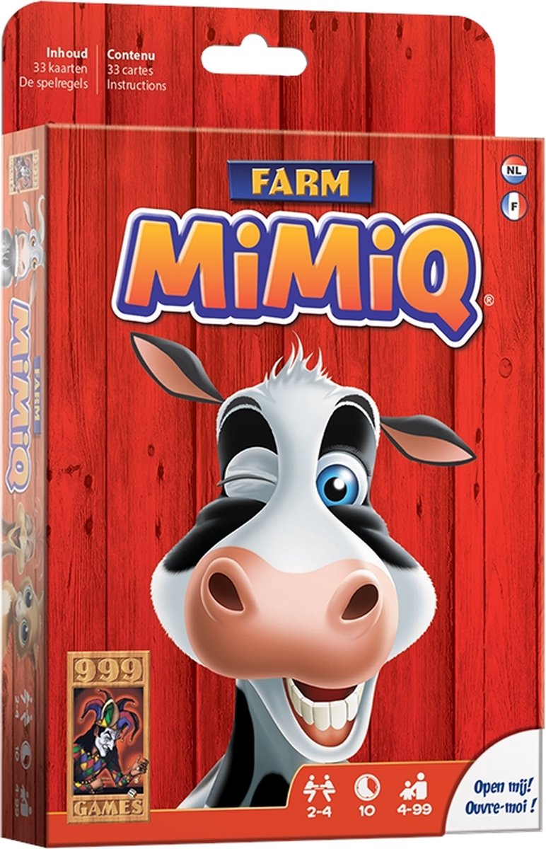   - Mimiq Farm - Kinderspel - Hilarisch spel - Gezelschapsspel - Familiespel - bevat spelregels in NL en FR
