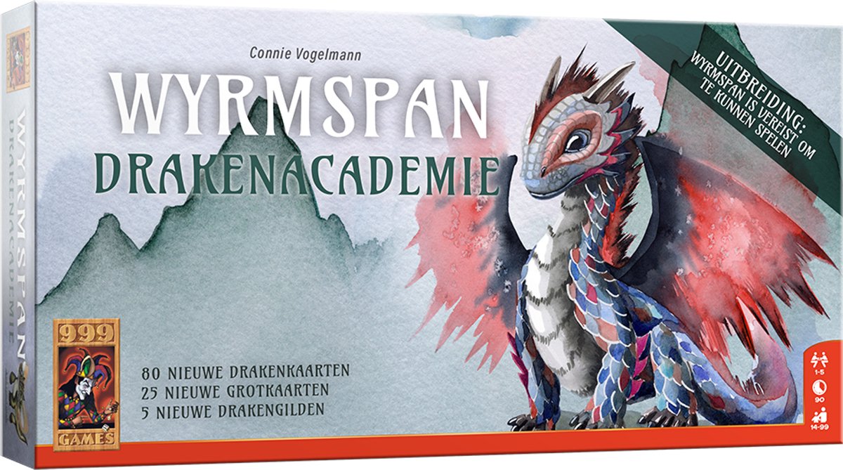   - Wyrmspan: Drakenacademie - Ontmoet nieuwe draken, grotten en drakengilden in deze uitbreiding op Wyrmspan!