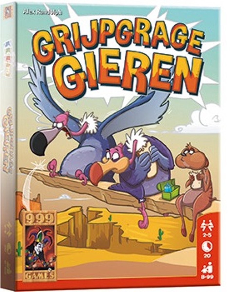 999 games - grijpgrage gieren - kaartspel - jong en oud
