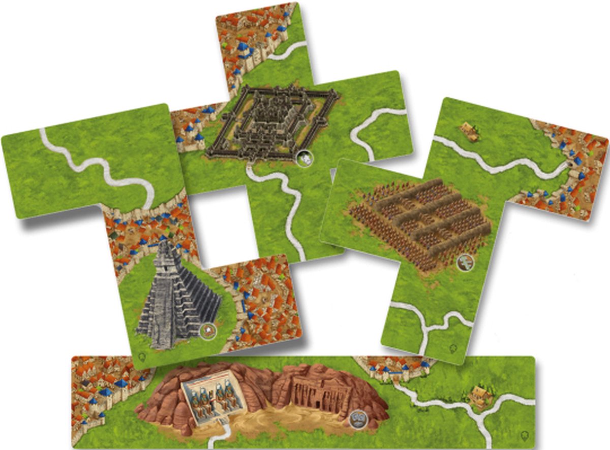 Carcassonne Mini Uitbreiding - Wonderen van de Mensheid II