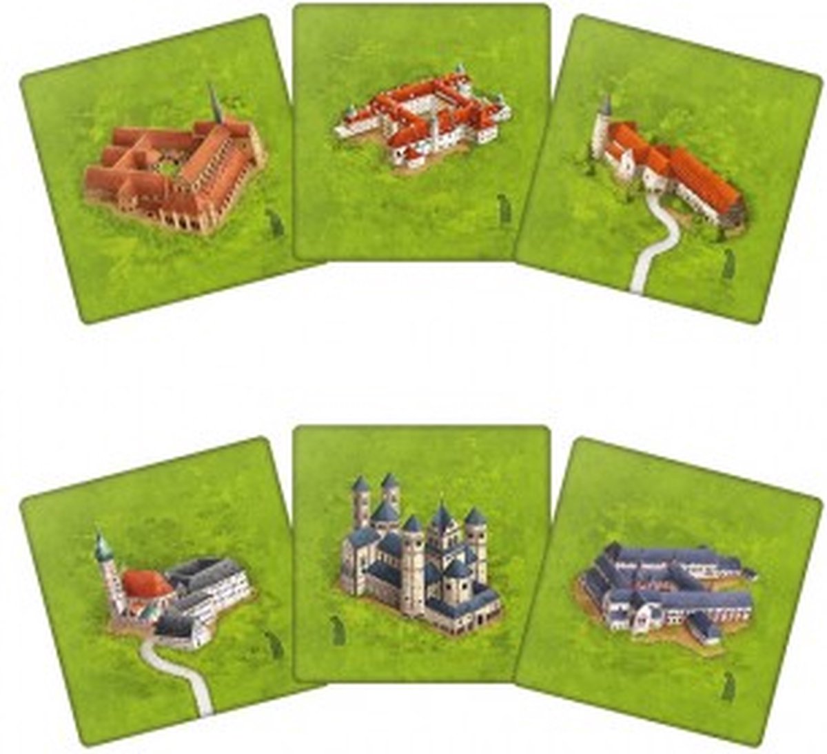 Carcassonne Mini Uitbreiding De Kloosters in Duitsland 3.0 -  