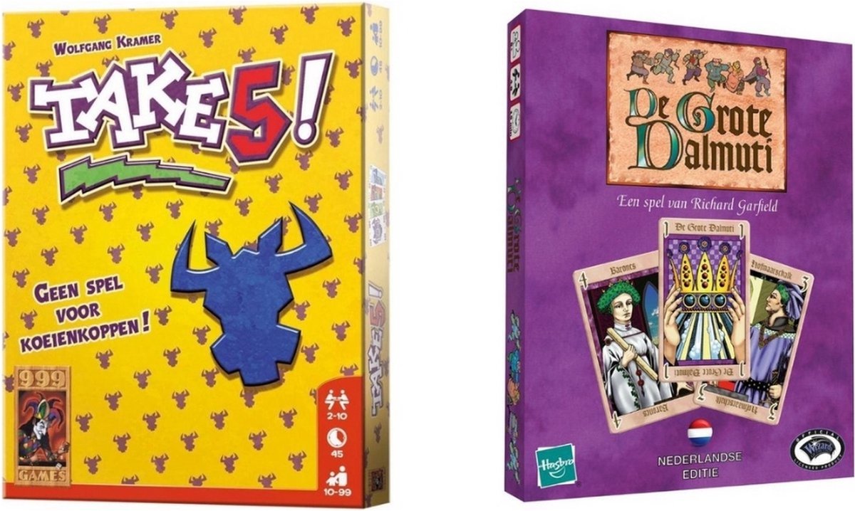Spellenbundel - Kaartspellen - 2 Stuks - Take 5! & De Grote Dalmuti