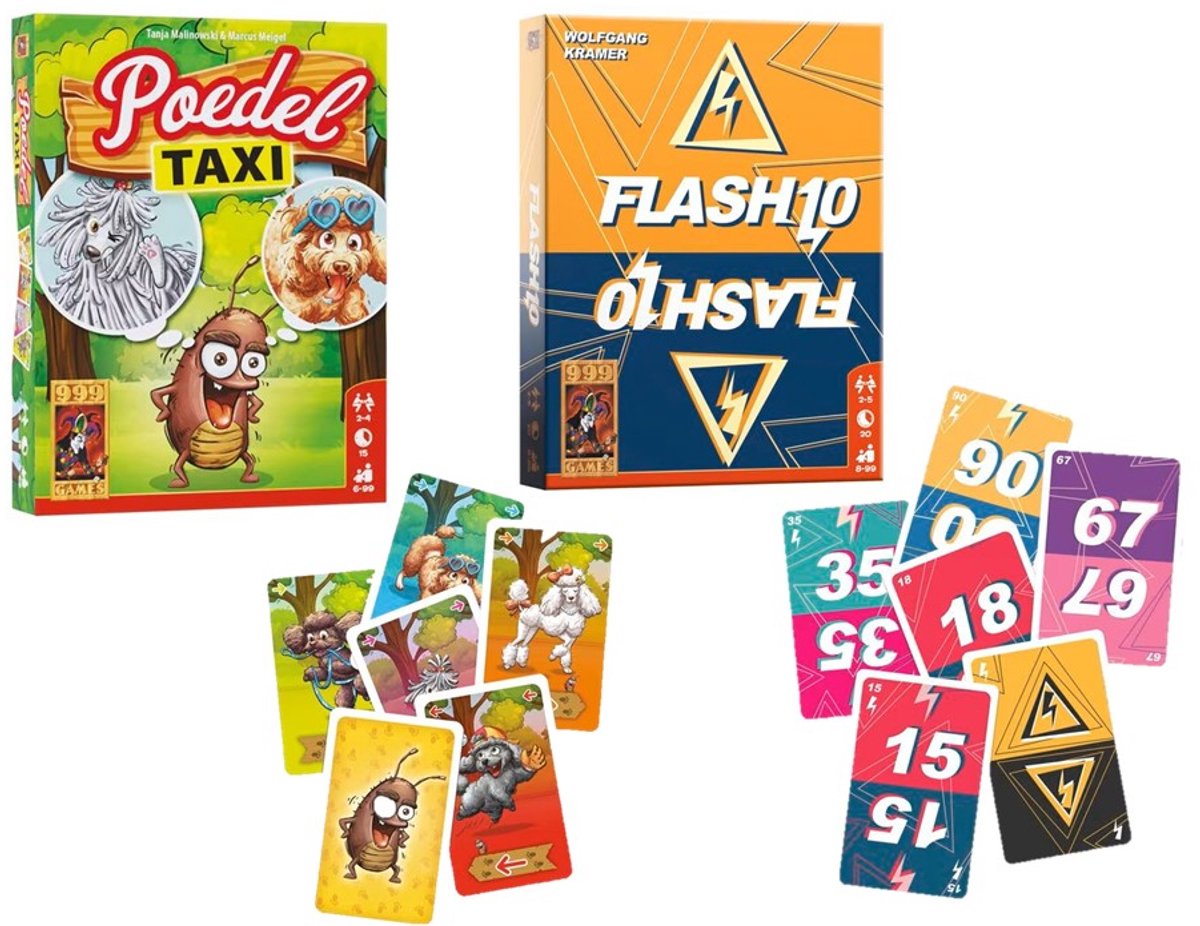 Voordeelset: Poedel Taxi (7+) en Flash 10 (8+)