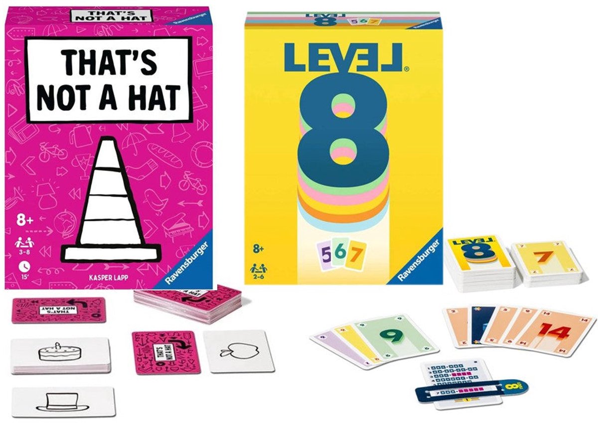 Voordeelset: Thats Not A Hat (8+) en Level 8 (8+)