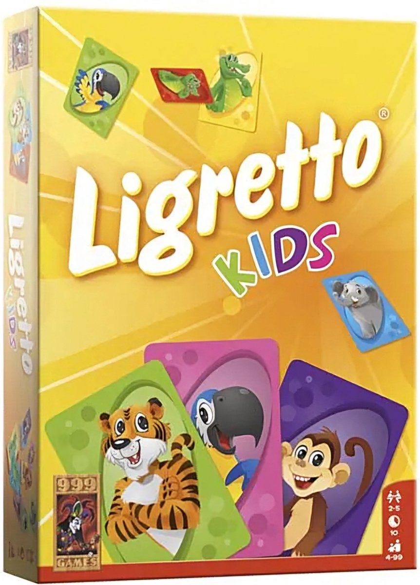 Ligretto kids - 999 games - kaartspel - gezelschapsspel