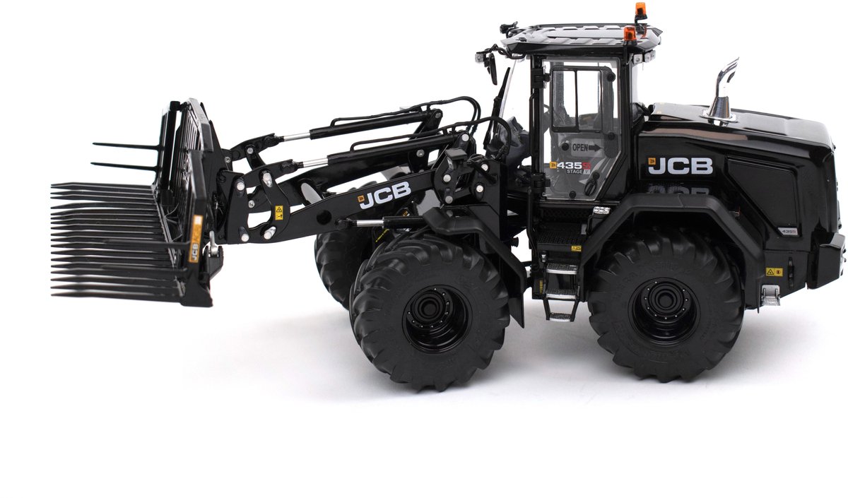 AT-Collections JCB 435S Stage V Wiellader Limited Black Edition (1 van 1500 stuks) 1:32